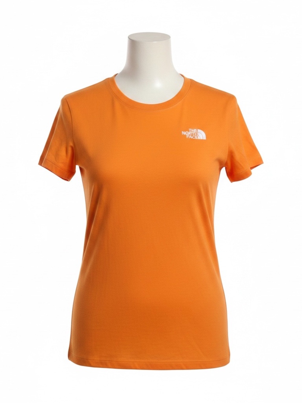 The North Face Women’s XS Orange Short Sleeve Logo T-Shirt Crewneck NWT